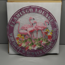 MeMate Flamingo Decor - Large Metal Sign, Outdoor Lounge Decorations for Porch Deck Backyard Patio Pool, Housewarming Gifts 