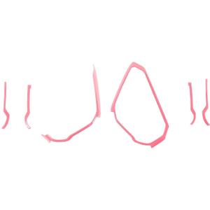 Center Console Dash Grab Handle Cover Trim Compatible with 2021-2024 Ford Bronco Interior Accessories, Pink (Not for Bronco Sport)