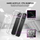 Clear Case Compatible with iPhone 17 Pro 5-in-1 Combo with 2 Tempered Glass Screen Protectors & 2 Camera Lens Protectors, Slim Anti-Yellow Shockproof Cover