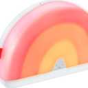 Fisher-Price Baby Toy Soothe & Glow Rainbow Sound Machine Soother with Music Lights & Timers for Newborns Ages 0+ Months (Small)