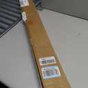 No Drill Cordless Vinyl Mini Blinds,White,35.5" W x 36" H