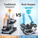 Lhanel Rock Stepper, Lhanel Stepper, Side-to-Side Exercise Machine,Burn Fat Faster in 15 Minutes, with Digital Display & Anti-Slip Mat