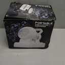 Panamalar Bubble Machine Adjustable Angle, 10 Big Holes Automatic Bubble Blower Machine for Kids 20000+ Big Bubbles with Solution, Portable Bubble Maker Outdoor Toys for Garden Party Wedding-Black