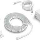 Philips Hue Bluetooth Smart Lightstrip Plus 2m/6ft Base Kit with Plug, (Voice Compatible with Amazon Alexa, Apple Homekit and Google Home), White