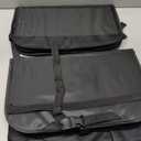 Plzpik Car Backseat Organizer with Tablet Holder,11 Storage Pockets with Foldable Food Tray, Protector Kick Mats for Kids, Travel Accessories Organizer (Black, 2Pack with Food Tray)