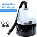 Reptile Fogger, Terrarium Humidifier, Plant Humidifier, Fog Machine Mister for Reptiles and Plants Vivarium, 3.5L Large Capacity, Ideal for Reptiles/Amphibians/Grow Room/Grow Tent Humidifiers