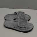 RockDove Women's Adjustable Wrap Memory Foam Slide Slipper size US 7-8  Medium
