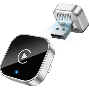 2026 Upgraded Wireless CarPlay Adapter - Fast Auto-Connect, Stable Connection, Mini Size Plug & Play Adapter for iPhone & Android Auto Compatible Cars