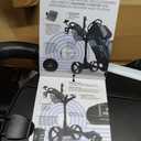 MGI E-BOOST Lightweight Assisted Golf Pushcart with Push and Boost Modes - Black