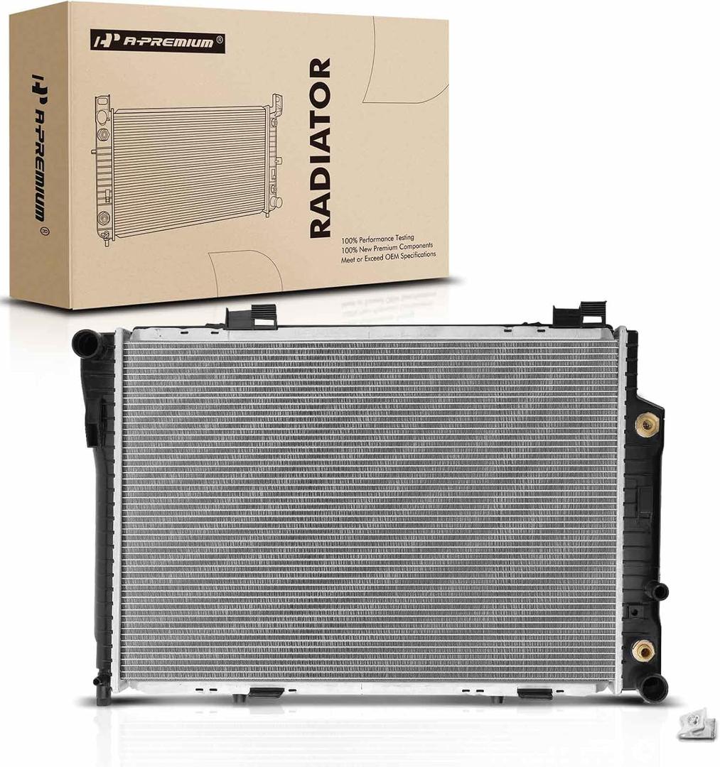 A-Premium Engine Coolant Radiator with Transmission Oil Cooler Compatible with Mercedes-Benz C220 1994-1996 C230 1997-1998 CLK320 1998-2003, Automatic Transmission, Replace# 2025002203