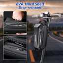 flintronic Scooter Storage Bag, 2L Large Capacity Scooter Handlebar Bag, EVA Handlebar Waterproof Front Bag for Carrying Phone, Wallet, Repair Tools, Charger Tools