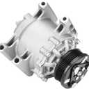 A/C Air Conditioner Compressor Clutch Fit for Chevy for Trailblazer EXT 2002-2006 Fit for GMC for Envoy 2002-2009 Fit for Oldsmobile for Bravada 2002-2004 Fit for Saab 9-7x 4.2L 2005-2009