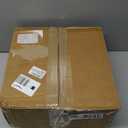 Wimarsbon Storage Ottoman, Modern Round Footrest with Soft Padded Seat, Teddy Velvet Footstool with Wood Legs, Accent Small Table or Plant Stand for Hallway, Living Room (Pink)