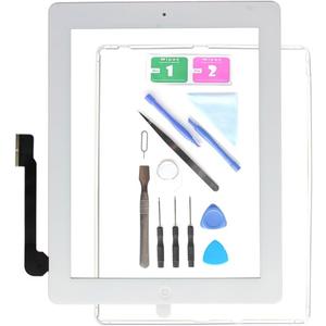 Replacement Screen for iPad 3 A1416 A1403 A1430,iPad3 Touch Screen Digitizer Front Glass Assembly White-Includes Home Button +Camera Holder+ PreInstalled Adhesive +Tools Kit