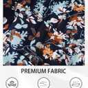 Womens Wrap V Neck Short Sleeve Dress 2025 Summer Floral Boho Dress Ruffle A Line Flowy High Low Midi Dresses (Blue, L)