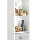 Whitmor 3 Cube Bookcase Stackable MDF Storage Organizer 11 Inch
Stackable MDF design, 3 open-front cube, 30 lb capacity per cube, easy assembly, white finish.
