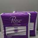 Poise Incontinence & Postpartum Pads for Bladder Leaks, 7 Drop Ultra Absorbency, Long Length, 78 Count, Packaging May Vary