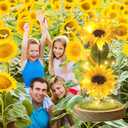 Mothers Day Gifts Sunflower Gifts for Women Mom Grandma, Enchanted LED Sunflower Lamp, Unique Artificial Flowers in Glass Dome, Present for Christmas,Birthday, Anniversary, Wedding,Mother's Day