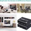 1x3 HDMI Splitter, 1 in 3 Out HDMI Splitter Audio Video Distributor Box Support 3D & 4K x 2K Compatible for HDTV, STB, DVD, PS3, Projector Etc.