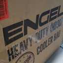 Engel HD30 High-Performance Soft Sided Tote Cooler - Durable, Leak-Proof, Portable Ice Chest for Camping, Fishing, Tailgating & Outdoor Activities - Long-Lasting Cold Retention (Dark Gray/Orange)