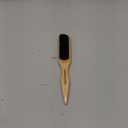 GranNaturals Boar Bristle Slick Back Hair Brush for Sleek Ponytail Bun & Smoothing Baby Hairs, Flyaways, Edge Control - Backcombing & Teasing Hairbrush with Wide Rat Tail for Sectioning & Parting