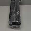 Delamu Over the Door Pantry Organizer, 6-Tier Metal Pantry Door Organization and Storage, Hanging Kitchen Basket Spice Rack Seasoning Shelves, Cabinet Door Organizer for Easy Install, D5xW18xH50 Inch (Black)