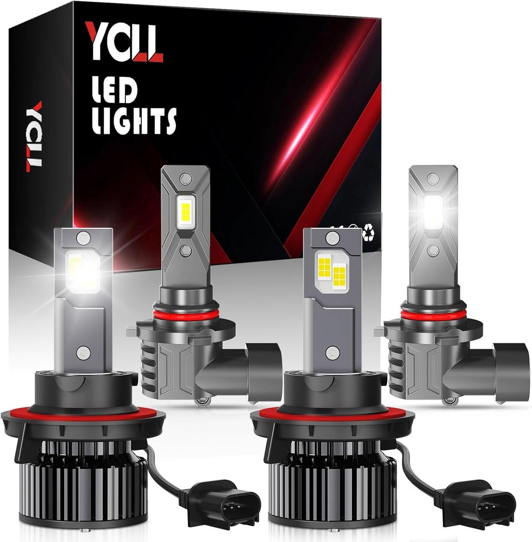 YCLL Compatible with Ford F-150 2004-2014 LED Light Combo,6500K White,500% Brightness,70W,4 Pack