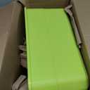 Large Litter Pan Low Entry,High Wall Litter Box Side Entry Plastic Cat Boxes for Indoor Cats Anti-Urine Leakage,High Sides Kitty Tray Open Kitten Toilet Low Entrance Green