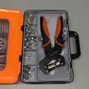 Preciva Heavy Duty Grommet Kit with Suitcase, Grommet Tool Kit of 3/8" and 1/4" with 400pcs Grommets,    for Advertising Poster, Banner, Cardboard