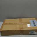 13.8" Christmas Artificial Cedar Wreath with Burgundy Velvet Bow Green Christmas Draping Oval Cedar Wreath for Front Door, Wall, Windows Indoor Outdoor Winter Festival Farmhouse Home Decor