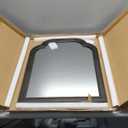 HOMECOOKIN Wood Bathroom Mirrors for Wall Mounted, 16" x 20" Rustic Wood Frame Wall Mirrors Decorative for Living Room or Bedroom Vanity Mirror (Black) B