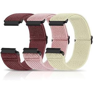 Relting Compatible with 16mm 18mm 19mm 20mm 22mm 24mm Watch Bands Quick Release Replacement Wristband,Adjustable Stretchy Nylon Solo Loop Straps Fabric Braided Sport Elastic Bands for Men Women