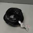 HUANCHAIN 50 FT 16 Gauge Black Indoor Outdoor Extension Cord Waterproof, Flexible Cold Weather 3 Prong Electric Cord Outside, 13A 1625W 125V 16AWG SJTW, ETL Listed