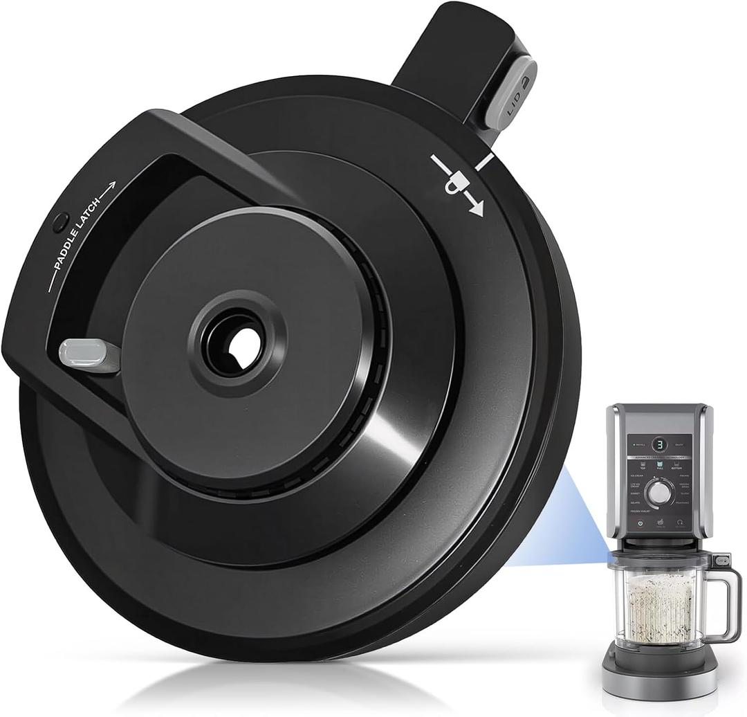 NC501 Series Replacement Outer Bowl Lid, Compatible with Ninja Creami Deluxe Ice Cream Maker NC500,NC501 Series (NC501H, NC501HBL, NC501HGN and CN501CO)