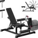 Finer Form GLX Adjustable Weight Bench with Leg Extension and Curl Machine