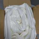 Oli Anderson Tufted Duvet Cover Queen Size, Soft and Lightweight Duvet Covers Set for All Seasons, 3 Pieces Boho Embroidery Shabby Chic Bedding Set (White, Queen, 90" x 90")