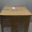 High Chair, 6 in 1 Wooden Convertible High Chairs for Babies and Toddlers, Booster Seat with Double Tray & Reversible Footrest Baby Highchair, 5-Point Harness Baby Feeding Chair, Beige