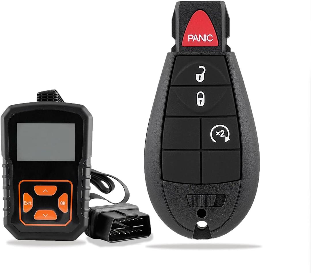 Key Fob Remote Replacement Kit Fits for Dodge RAM 1500/2500/3500 2013 2014 2015 2016 2017 GQ4-53T Keyless Entry Remote Control