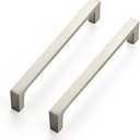 Ravinte 25 Pack Solid 5 Inch Kitchen Square Cabinet Handles Brushed Nickel Pulls Drawer Pulls Kitchen Cabinet Hardware Handles
