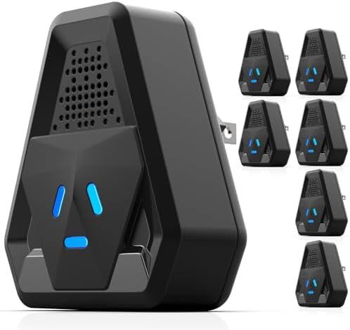 2025 Upgraded Ultrasonic Repeller & Insect Indoor Repeller,Ultrasonic and Repellent for Roach,Rodent,Mouse,Bugs,Mosquito,Mice,Spider,Ant,3 Mode Switching,6 Packs  3 Pack