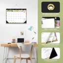 Desk Calendar 2026-2027, 21-Month Calendar Runs Unitl June 2027, Large 17" x 12" Monthly Desktop & Wall Calendar for Home & Office - Botanic Whimsy