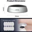 Deep Sleep Training Device Intelligent Throat Massager with Replacement Disposable Gel Patches for Improving Sleep Quality, 1 PCS (Patch＋Device)