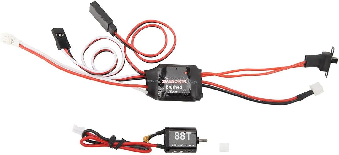 RC Electric Speed Controller Low Noise Brushed Electric Motor Set for Axial Scx24 RC Car RC Electric Speed Controller Low Noise Brushed Electric Motor Set for Axial Scx24 RC Car