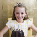 Official Teenager Sash and Rhinestone Tiara Kit, Pink Letter White Birthday Sash Balloons Crystal Silver Tiara Crown for Girl 13th Birthday Gift Ideas Party Decorations