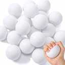 Libima Mini Golf Stress Ball Bulk Foam Practice Balls Stress Relief Sports Ball Training for Golf Birthday Party Favors Carnival Classroom Reward Indoor Outdoor (2.5 Inch, White)