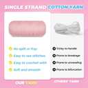 MOREJMTT Crochet Kit for Beginners, Learn to Crochet, Include Easy Knitting Soft Yarn, Step-by-Step Video Tutorial, Hook, Holiday Birthday Gift for Adults (Happy Axolotl)