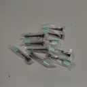 Replacement Toothbrush Heads 10 Pack,Compatible with AquaSonic Black Series (Black)