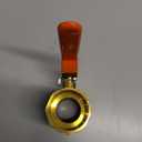 Akozon Ball Valve DN40 1-1/2" Brass Pipe Ball Valve 1.6MPa for Water Oil Gas