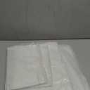 Hacaroa 4 Pack Tempered Glass Cutting Board with Rubber Feet, Rectangle Non-slip Chopping Board, Long Lasting Clear Glass Tray for Kitchen Countertop, Table, Shatter-Resistant, Heat-Resistant, 2 Size