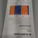 INNELO 3D Contoured Sleep Mask for Side Sleepers, 100% Light Blocking Sleeping Mask for Men & Women, Soft, No Pressure on Eyes, Airplane Blindfold for Travel, Night Eye Cover for Nap, Yoga, Black